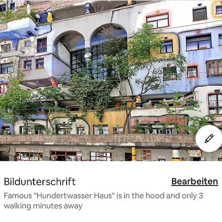 Klimatisiertes, Ruhiges Dachgeschoss Cityapartment Im Zentrum Wiens Exterior foto