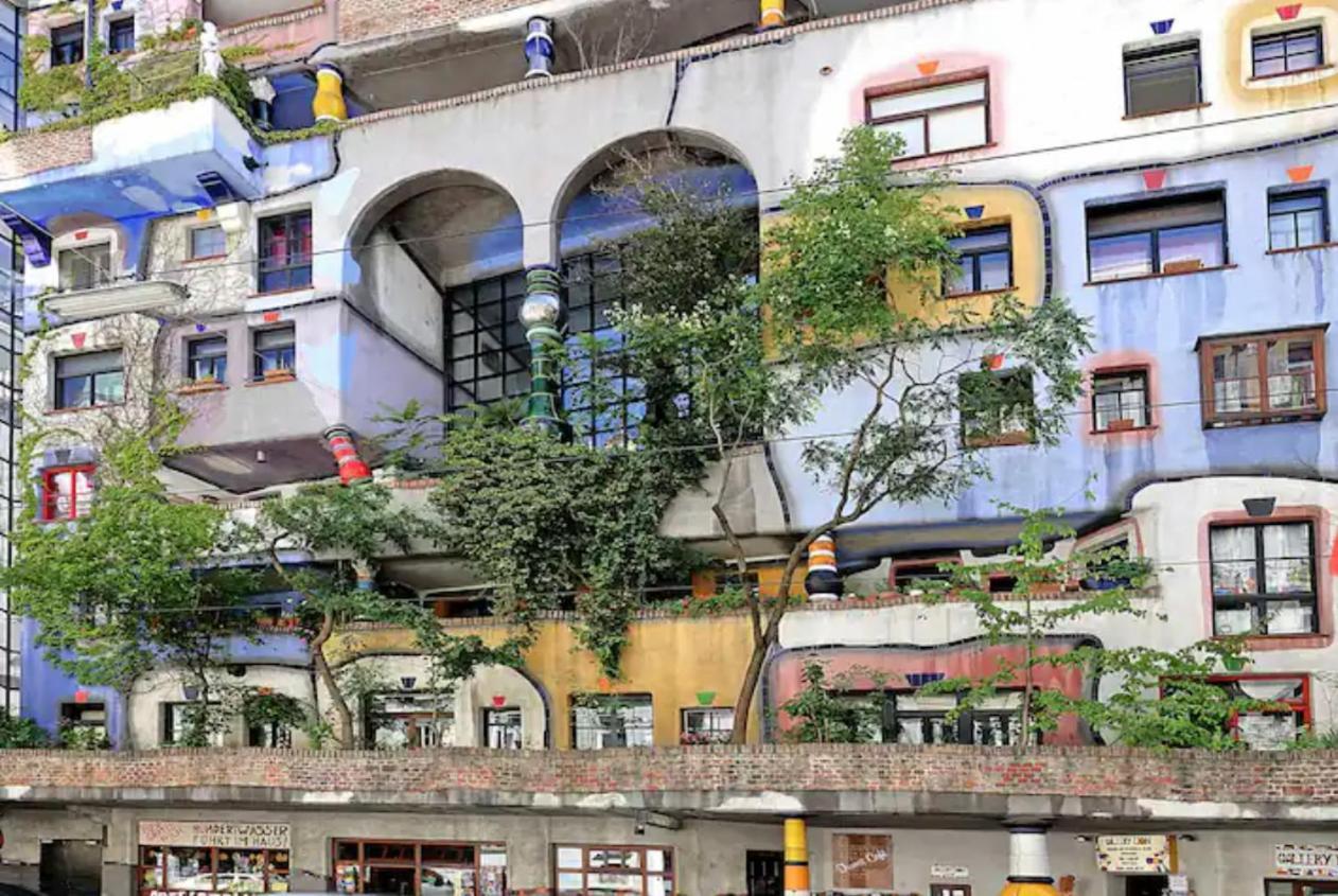 Klimatisiertes, Ruhiges Dachgeschoss Cityapartment Im Zentrum Wiens Exterior foto
